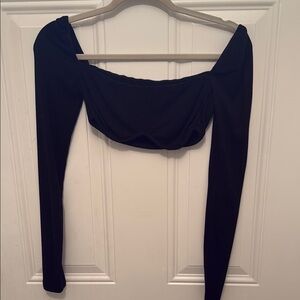 Black Long Sleeve Women's Top